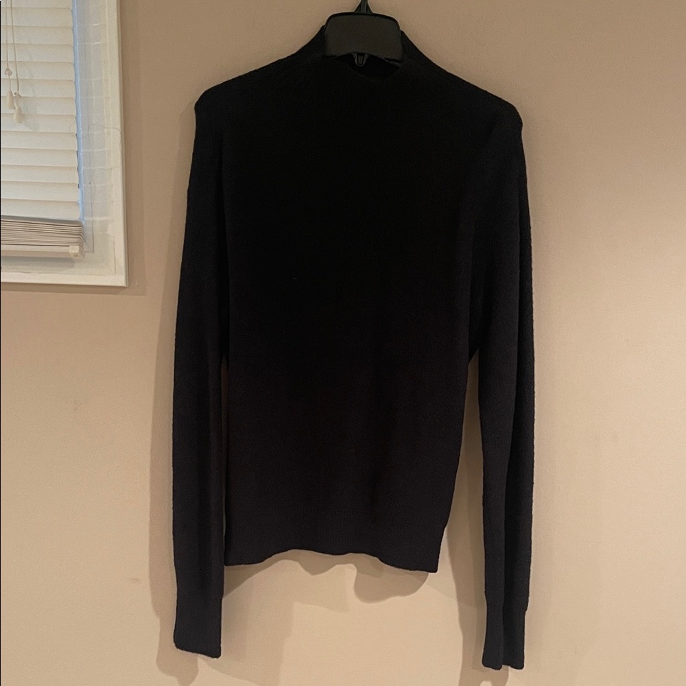 Akira Black Sweater with Silver Chain Detail - Picture 3 of 3